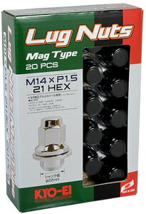 iY Oibg g^A~zC[p }O^Cv M14×P1.5 20pcs ubN / Mag Type Lug Nut (T241B-20P) KYO-EI