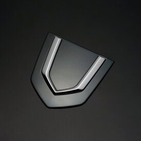 アルファード 30系 後期 マークレス エンブレム カバー ブラック＆シルバー / フェガーリ FEGGARI ルナ インターナショナル LUNA