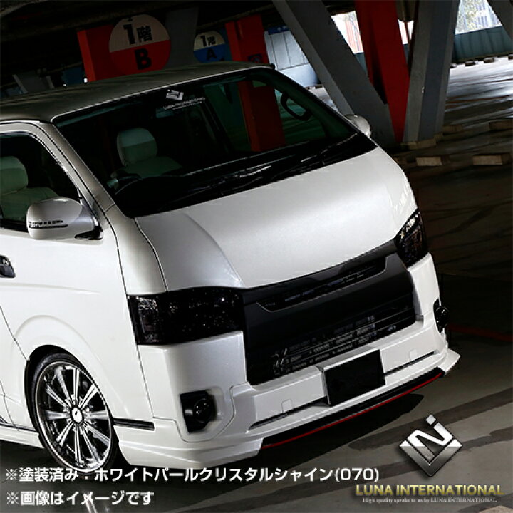 楽天市場】FEGGARI ハイエース 200系 デビル ボンネット パネル 
