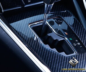 ハリアー 60系(ZSU6#W/AVU65W) 5P 綾織カーボン調(ウォーベンカーボン) 3D立体 インテリアパネル 高品質 / FEGGARI フェガーリ LUNA