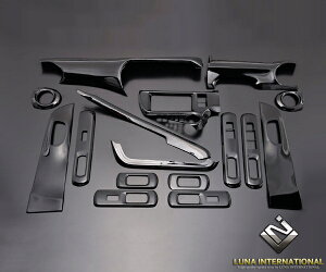 アクア NHP10 ピアノブラック 16P 3D立体 インテリアパネル 高品質 / FEGGARI フェガーリ LUNA