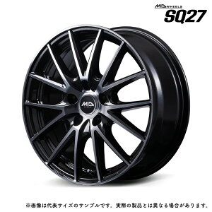 MID WHEELS SQ27 BP 17x7.0J +48 5H114.3 �u���b�N�|���b�V��(BKP) / 17�C���` �z�C�[��1�{ MID�z�C�[���Y M82A77057348BKP0