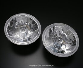 高品質！丸型クリスタルヘッドライト/マツダRX-7ロードスター