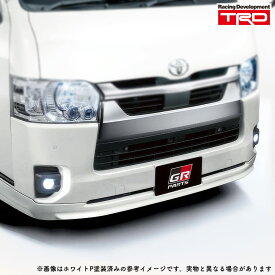 TRD GRフロントスポイラー Version II ハイエース/レジアスエース 200系 070 塗装済 ホワイトパールクリスタルシャイン MS341-26001-A1