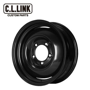 V[GN I[hX^CX`[zC[ 1{ 16x5.5J 5H 139.7 +20 ubN (BK) / 16C` OLD STYLE STEEL WHEELS C.L.LINK