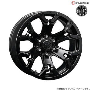 N\ MG S[FF A~zC[1{ 17x8.0J 6H 139.7 +20 }bgubN(MAT BLACK) / 17C` CRIMSON MG GOLEM FF