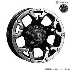 N\ MG S[FF A~zC[1{ 17x7.0J 5H 127 +38 ubNx}VjObv(BLACK×MACHINING LIP) / 17C` CRIMSON MG GOLEM FF