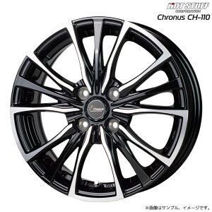 �N���m�X CH-110 �z�C�[��1�{ 14x4.5J 4H 100 +45 ���^���b�N�u���b�N�|���b�V��(MB/P) / 14�C���` �z�b�g�X�^�b�t HOT STUFF Chronus CH110