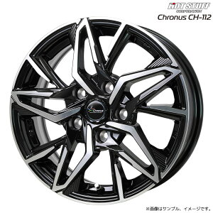 �N���m�X CH-112 �z�C�[��1�{ 17x7.0J 5H 114.3 +38 ���^���b�N�u���b�N�|���b�V��(MB/P) / 17�C���` �z�b�g�X�^�b�t HOT STUFF Chronus CH112