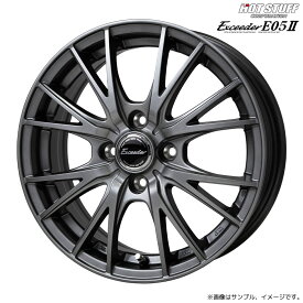 エクシーダー E05II ホイール1本 16x6.0J 4H 100 +45 ダークシルバー(DS) / 16インチ ホットスタッフ HOT STUFF Exceeder E05II