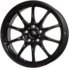Gスピード G-07 アルミホイール 1本 16x6.5 +48 114.3 5H(メタリックブラック) / 16インチ G.speed G・07 G07