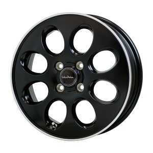 �����p�[�� �I�[�o�� �A���~�z�C�[�� 1�{ 14x4.5 +45 100 4H(�Z�~�O���X�u���b�N&�����|���b�V��) / 14�C���` LaLa Palm Oval