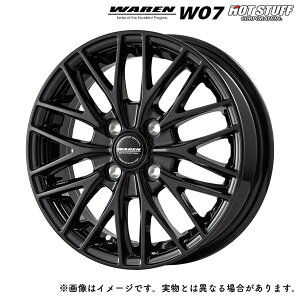 ���@�[���� W07 14x4.5J +45 4H100 ���^���b�N�u���b�N(MBK) / 14�C���` �z�C�[��1�{ WAREN HOT STUFF �z�b�g�X�^�b�t �\���I(MA15�n)/�f���JD:2�Ή�