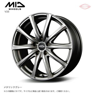 MIDzC[Y V25 A~zC[1{ 16x6.5J 5H 114.3 {53 ^bNO[/16C` MID WHEELS