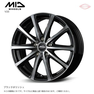 MIDzC[Y V25 A~zC[1{ 13x4.0J 4H 100 {43 ^bNO[/13C` MID WHEELS