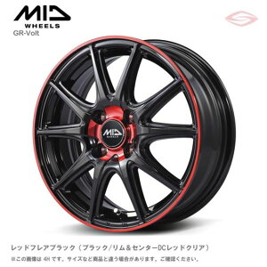 MID�z�C�[���Y �W�[�A�[���{���g �A���~�z�C�[��1�{ 16x6.0J 4H 100 �{43 �n�C���^�u�����Y/16�C���` MID WHEELS GR VOLT