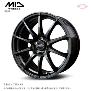 MID�z�C�[���Y �X�^�b�O �z�C�[��1�{ 16x6.5J 5H 100 +48 DG0�@�i�X�g�����O�K�����^�j/16�C���` MID WHEELS STAG