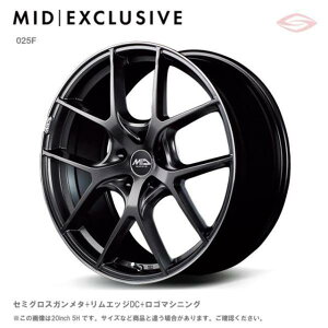 MID�G�N�X�N���[�V�� 025F �z�C�[��1�{ 17x7.0J 5H 114.3 +40 FG2�@�Z�~�O���X�K�����^�{�����G�b�WDC�{���S�}�V�j���O/17�C���` MID EXCLUSIVE 025F