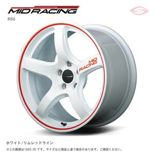 MID[VO R50 A~zC[1{ 18x8.5J 5H 120 {45 zCg/bhC/18C` MID RACING