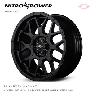 iCgp[ M28 obg A~zC[1{ 16x6.5J 6H 139.7 {48 Z~OXBK/}VjO/16C` NITRO POWER M28 BULLET