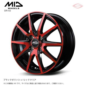 MIDzC[Y DR-02 A~zC[1{ 12x3.5B 4H 100 {42 ubN|bV{bhNA/12C` MID WHEELS