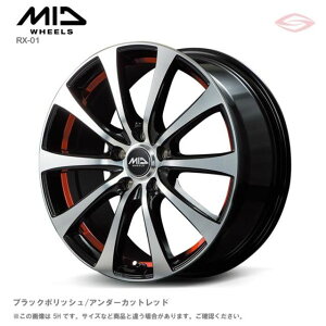 MIDzC[Y RX01 A~zC[1{ 14x4.5J 4H 100 {45 ubN|bV/A_[Jbgbh/14C` MID WHEELS