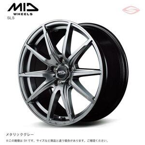 MID�z�C�[���Y SLS �z�C�[��1�{ 17x7.0J 5H 114.3 +38 ���^���b�N�O���[/17�C���` MID WHEELS SLS