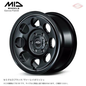 MID�z�C�[���Y �K���V�A �p�[��8 �z�C�[��1�{ 16x6.5J 6H 139.7 +38 �Z�~�O���X�u���b�N�^���@�[���C�|���b�V��/16�C���` MID WHEELS GARCIA Palm8