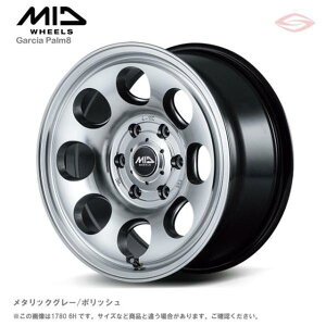 MID�z�C�[���Y �K���V�A �p�[��8 �z�C�[��1�{ 16x6.5J 6H 139.7 +38 ���^���b�N�O���[�^�|���b�V��/16�C���` MID WHEELS GARCIA Palm8