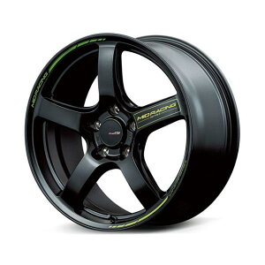MID���[�V���O R50 TypeS �z�C�[��1�{ 18x8.0J 5H 100 +45 �Z�~�O���X�u���b�N/18�C���` MID RACING R50 TypeS