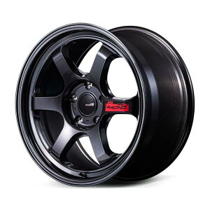MID���[�V���O R06 �z�C�[��1�{ 18x7.5J 5H 114.3 +50 �N���X�^���u���b�N/18�C���` MID RACING R06