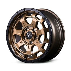 �i�C�g���p���[ M7 �t�@�����N�X �z�C�[��1�{ 14x4.5J 4H 100 45 Matte�@Bronze�^Rim�@Black/14�C���` NITRO POWER M7 Phalanx
