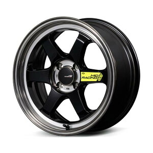 MID���[�V���O R06 �z�C�[��1�{ 16x7.0J 4H 100 +35 �u���b�N�N���A�|���b�V��/16�C���` MID RACING R06