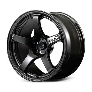 MID���[�V���O R50 EVO �z�C�[��1�{ 18x9.5J 5H 114.3 +10 BLACK�@METALLIC/18�C���` MID RACING R50 EVO