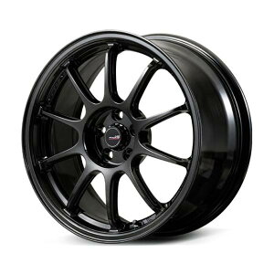 MID���[�V���O R10 EVO �z�C�[��1�{ 18x8.5J 5H 114.3 +38 BLACK�@METALLIC/18�C���` MID RACING R10 EVO