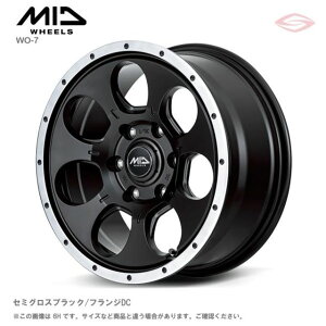 MIDzC[Y _uI[Zu A~zC[1{ 12x4.0B 4H 100 {40 Z~OXubN/tWDC/12C` MID WHEELS WO-7