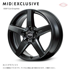 MIDGNXN[V 050F JbgOtBg A~zC[1{ 19x8.0J 5H 114.3 {45 JbgOt@Cg/19C` MID EXCLUSIVE 050F CUT GRAPHITE