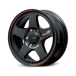 MIDレーシング TR50 アルミホイール1本 17x7.5J 5H 100 +40 ターマックブラック/17インチ MID RACING