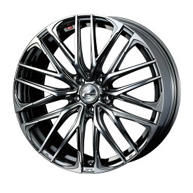 レオニス SK アルミホイール(4本) 18x8.0 +42 114.3 5H(BMCMC（ブラックメタルコートミラーカット）) / 18インチ LEONIS SK