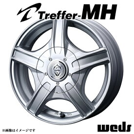 トレファー MH アルミホイール(4本) 12x4.0 +42 100・110・114.3 4/4/4M穴(シルバー) / 12インチ Treffer-MH