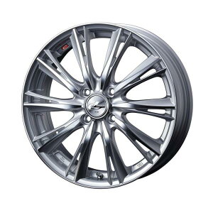�l����� ���I�j�XWX 16x6.0 4H 100 +42 �n�C�p�[�V���o�[�~���[�J�b�g / 16�C���` �z�C�[��1�{ LEONIS WX Weds �E�F�b�Y