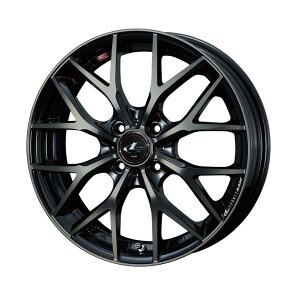 �l����� ���I�j�XMX 14x4.5 4H 100 +45 �p�[���u���b�N�~���[�J�b�g/�`�^���g�b�v / 14�C���` �z�C�[��1�{ LEONIS MX Weds �E�F�b�Y