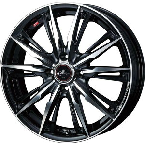 �l����� ���I�j�XGX 14x4.5 4H 100 +45 �p�[���u���b�N�~���[�J�b�g / 14�C���` �z�C�[��1�{ LEONIS GX Weds �E�F�b�Y