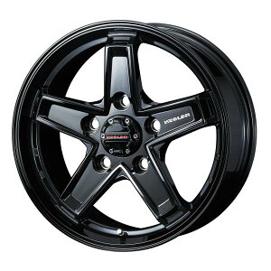 個人宅可 キーラー タクティクス アルミホイール1本 18x8.0J 5H 150 52 グロスブラック/KEELER TACTICS ウェッズ WEDS