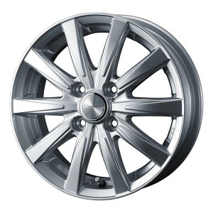 個人宅可 ジョーカー スピリッツ アルミホイール1本 13x4.00B 4H 100 45 シルバー/13インチ JOKER SPIRITS ウェッズ WEDS