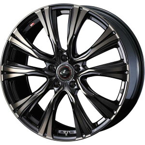 �l����� ���I�j�XVR 18x7.0 5H 114.3 +55 �p�[���u���b�N�~���[�J�b�g/�`�^���g�b�v / 18�C���` �z�C�[��1�{ LEONIS VR Weds �E�F�b�Y