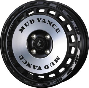 �l����� �}�b�h���@���X DX 14x4.5 4H 100 +45 �}�b�g�u���b�N�|���b�V�� / 14�C���` �z�C�[��1�{ MUD VANCE DX Weds �E�F�b�Y