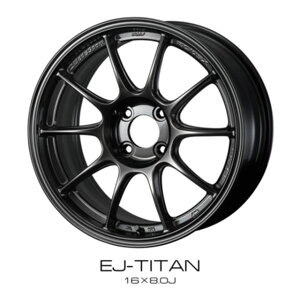4�{�ȏ�œ��T�t �E�F�b�Y�X�|�[�c TC-105X 16x8.0 4H 100 +35 EJ-TITAN / 16�C���` �z�C�[��1�{ WedsSport TC-105X �l����� Weds �E�F�b�Y