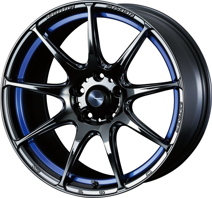 楽天市場】ウェッズスポーツ SA99R アルミホイール 1本 18X9.5J 5H 