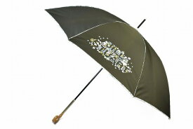 ジル スチュアート 雨傘 傘 レディース ブランド JILLSTUART リバティ社 プリントデザイン ロゴ 長傘 カーキ 60cm 女性 婦人 【あす楽】